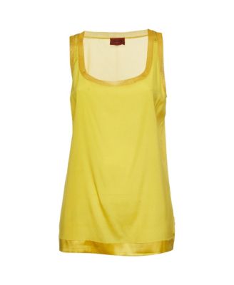 Pre-Owned Missoni Women's Satin-Trim Crepe Tank Top