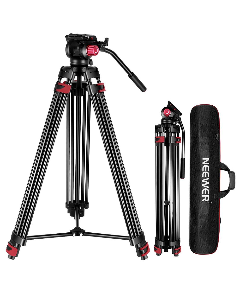 Neewer Camera Tripod Heavy-Duty Adjustable-Height for select Canon, Nikon and Sony cameras