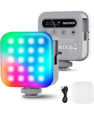 Магнитный мини LED видеосвет Neewer 360degree RGB, 2000mAh Battery