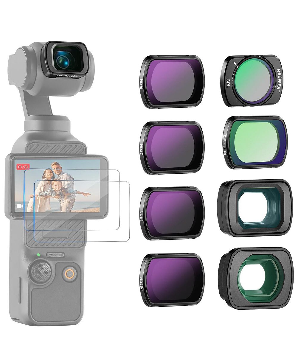Neewer FL-B17 ND and CPL Filters Camera Lens Accessory for DJI Osmo Pocket 3