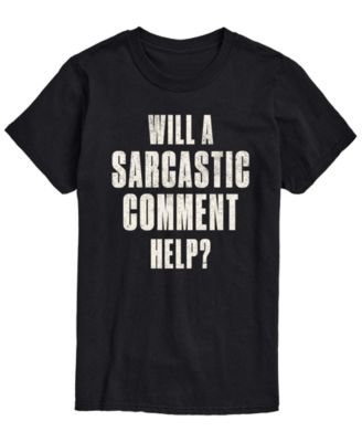 Мужская футболка AIRWAVES Sarcastic Comment Help с коротким рукавом