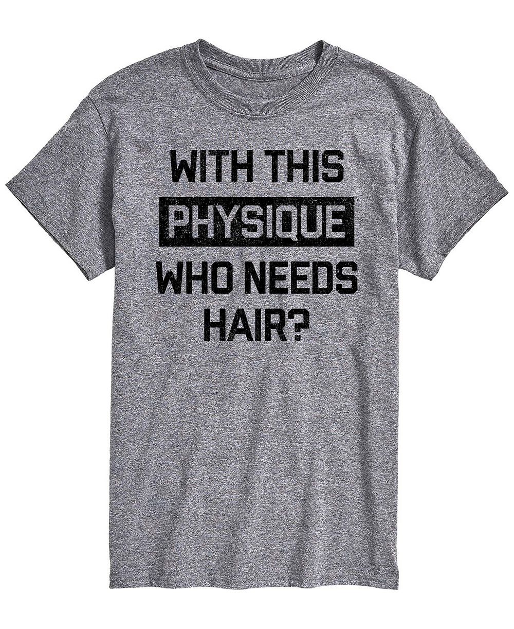 Мужская футболка AIRWAVES Who Needs Hair Short-Sleeve Graphic
