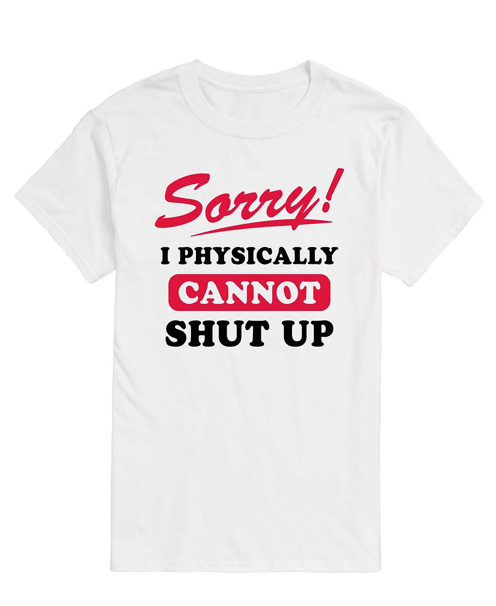 Мужская футболка AIRWAVES Sorry Cannot Shut Up Short-Sleeve Graphic
