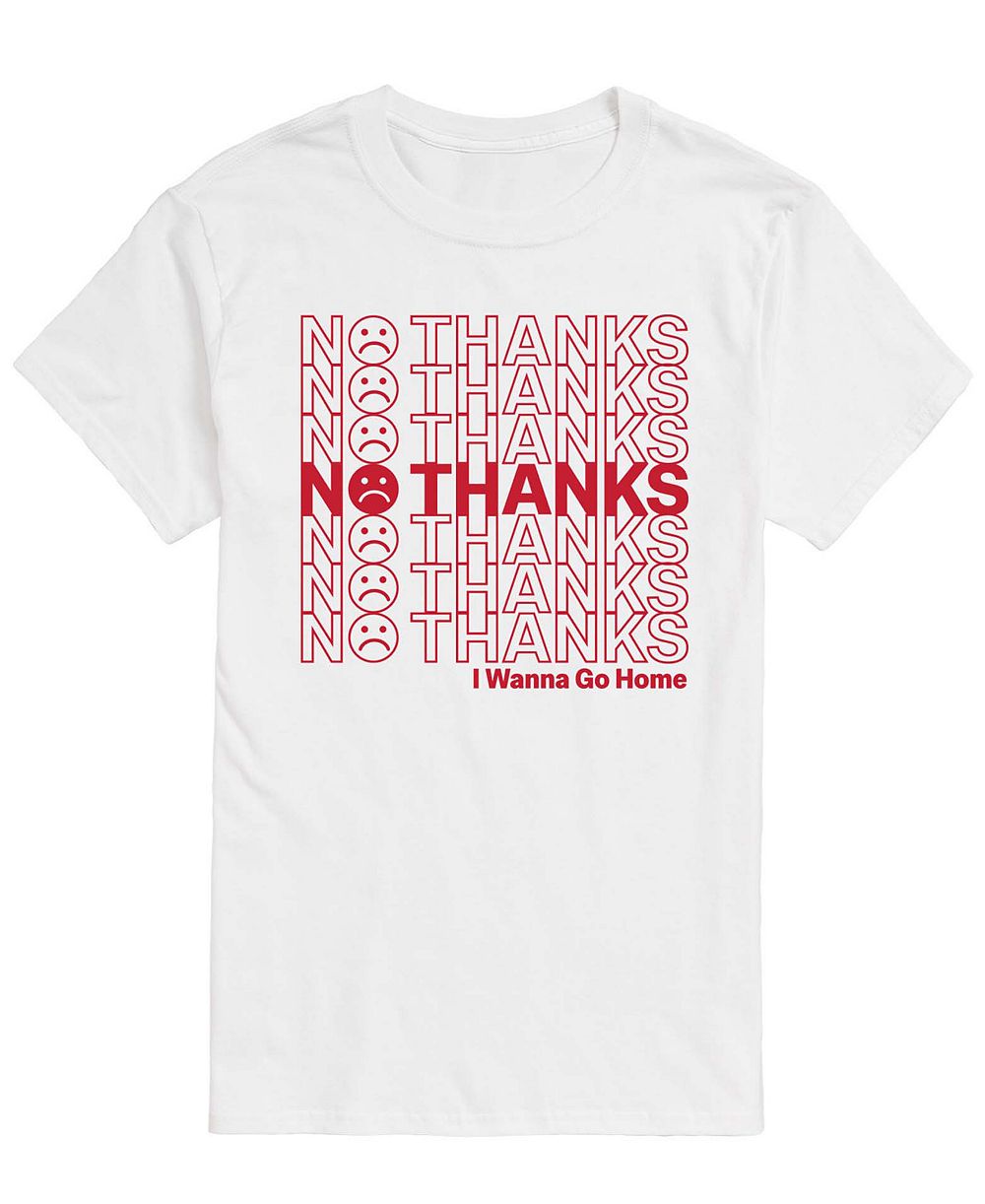 Футболка AIRWAVES Men's No Thanks с коротким рукавом и графическим принтом