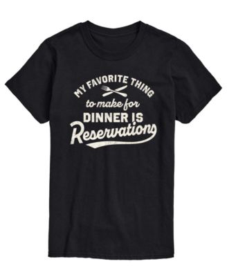 AIRWAVES Men's My Favorite Thing Reservations Short-Sleeve Graphic T-Shirt