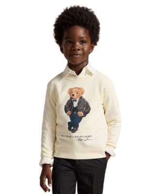 Polo Ralph Lauren Toddler Boys' 2T-7 Polo Bear Fleece Sweatshirt