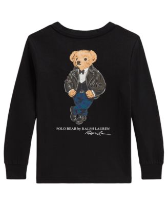 Polo Ralph Lauren Boys' 2T-7 Polo Bear Long-Sleeve T-Shirt