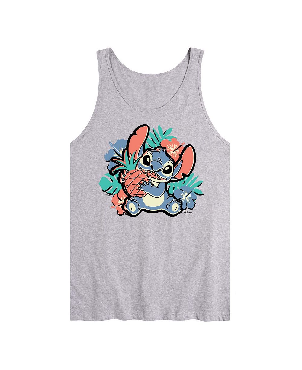 AIRWAVES Мужской майка-алкоголичка Lilo And Stitch Pineapple Stitch Graphic