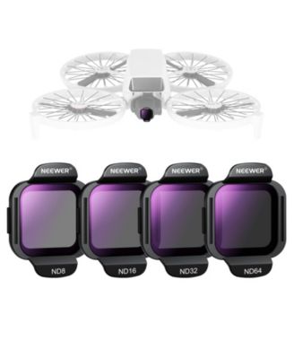 Neewer FL-N34 ND8, ND16, ND32, ND64 Neutral Density Filter Set for DJI Flip/Lito X1 Drone
