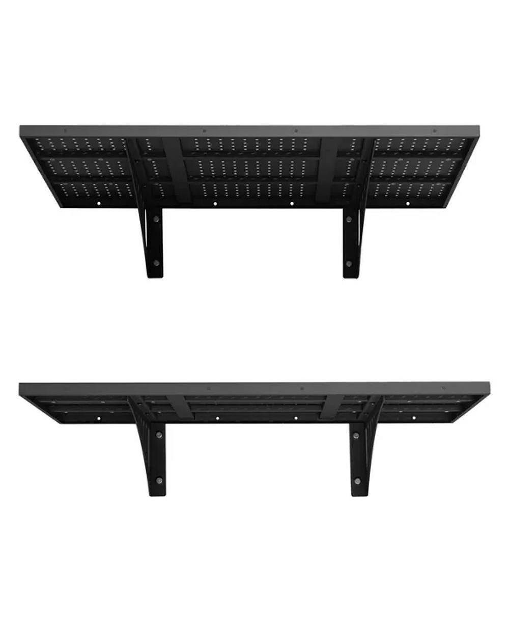 VIYET 2-Pack Heavy Duty Wall Mounted Shelving - 560lb Steel Floating Garage Storage Rack