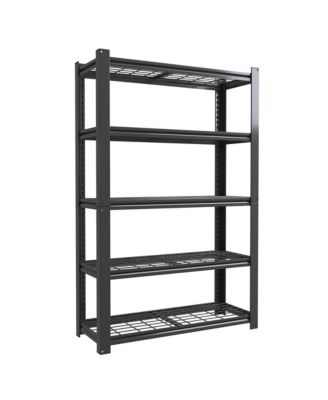 VIYET металлический стеллаж для хранения 5 ярусов 72"H