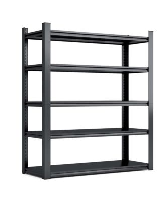 VIYET 72"H 5-Tier Metal Shelving - 2000lbs Heavy Duty Extra Deep 24" Storage Rack