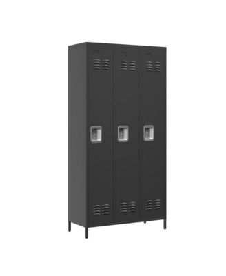 VIYET 72"H Triple Door Metal Locker - Secure 3-Tier Storage Cabinet