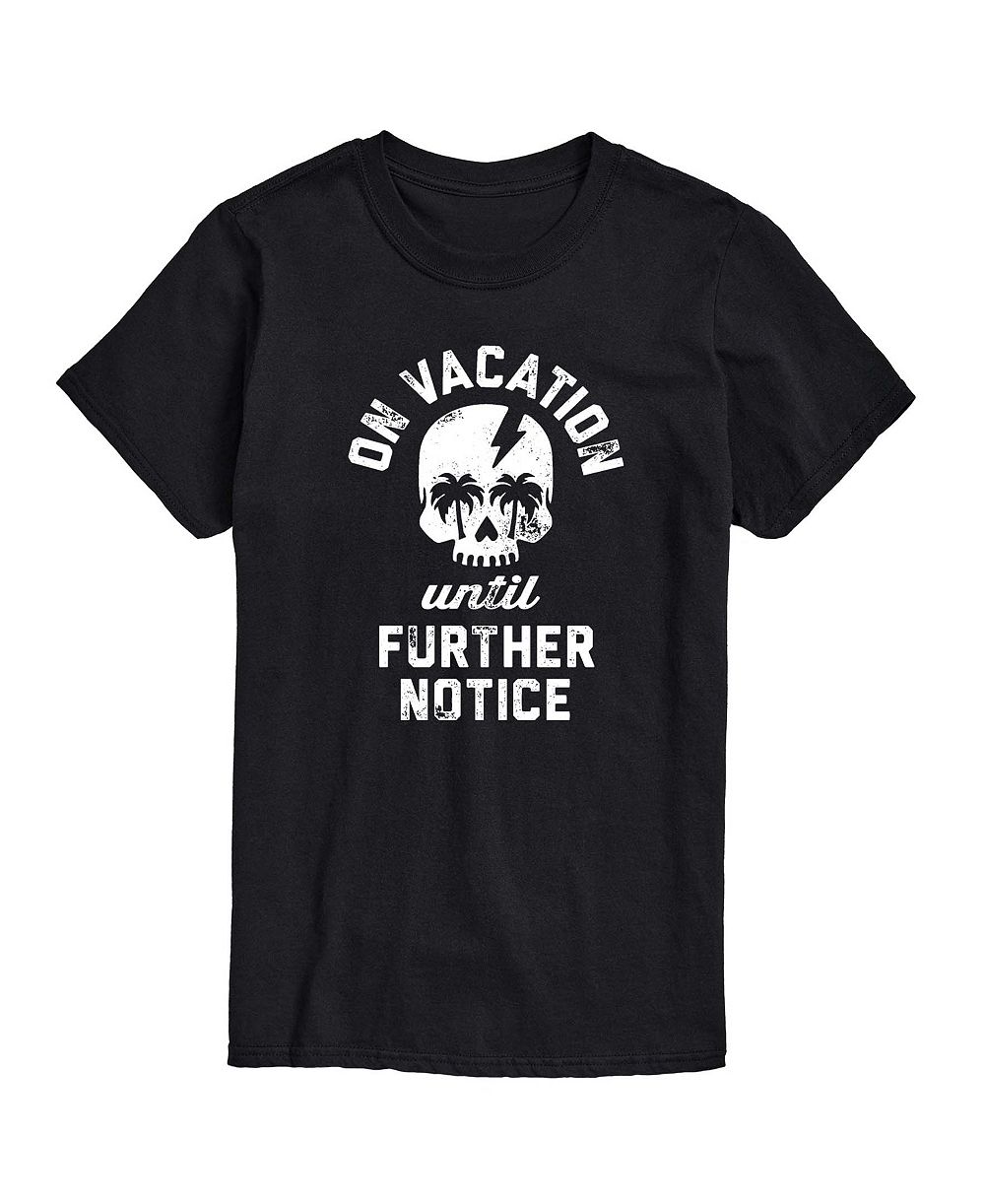 Мужская футболка AIRWAVES Instant Message Vacation Until Further Notice Graphic T-Shirt