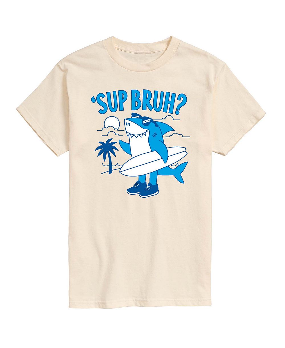 Мужская футболка AIRWAVES Instant Message Sup Bruh Shark Graphic T-Shirt