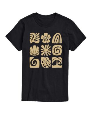 AIRWAVES Men's Instant Message Beach Squares Graphic T-Shirt