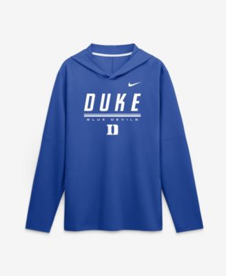 Nike Men's Royal Duke Blue Devils 2026 Sideline Lightweight Long Sleeve Hooded Dri-FIT T-Shirt