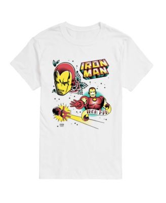 AIRWAVES Men's Iron Man Traditional Tattoo Graphic T-Shirt