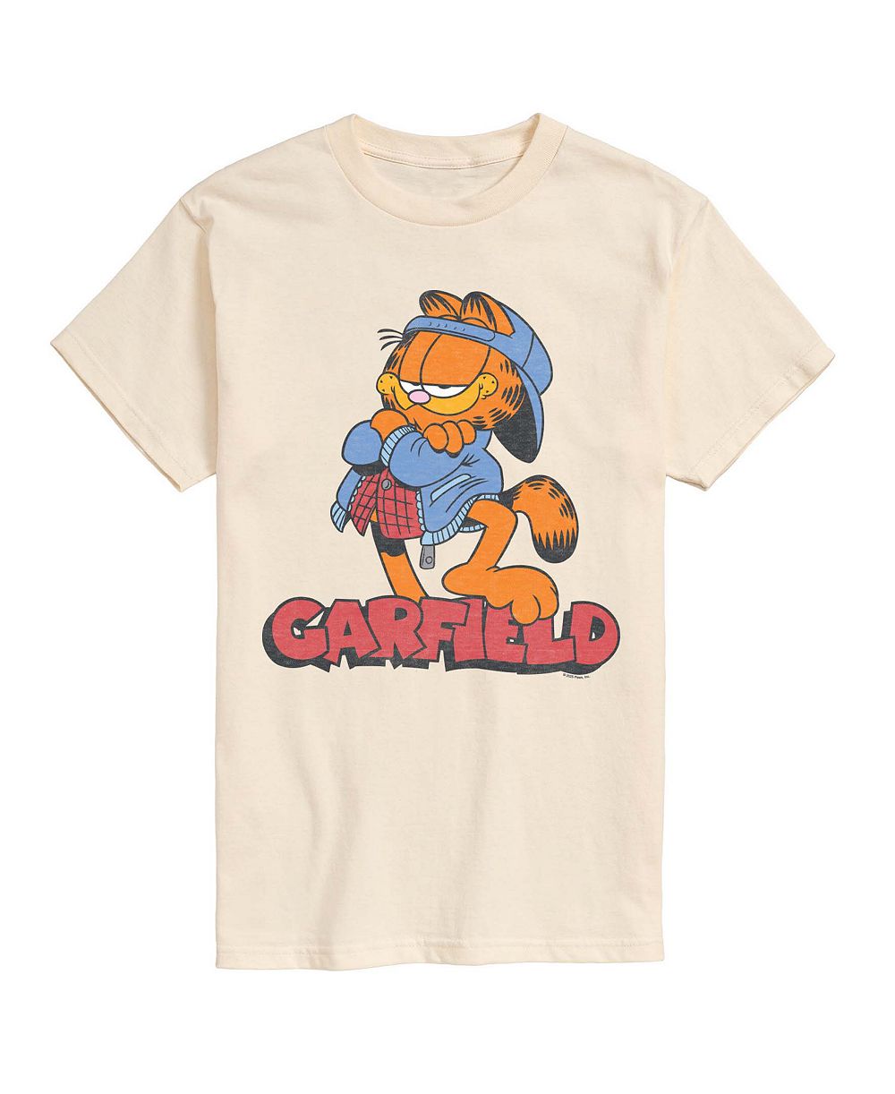 Мужская футболка AIRWAVES Garfield Streetwear с графическим принтом