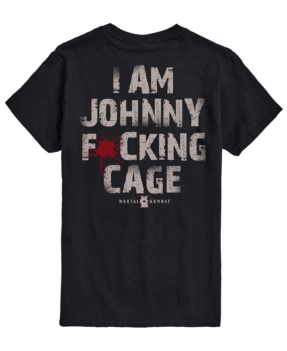 AIRWAVES Мужская футболка Mortal Kombat Johnny Cage с графикой