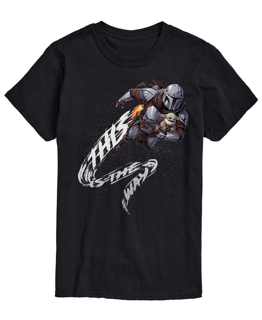 AIRWAVES Men's The Mandalorian & Grogu This Is The Way T-Shirt