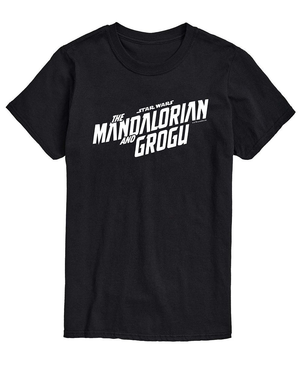 AIRWAVES Men's The Star Wars Mandalorian & Grogu Movie Graphic T-Shirt
