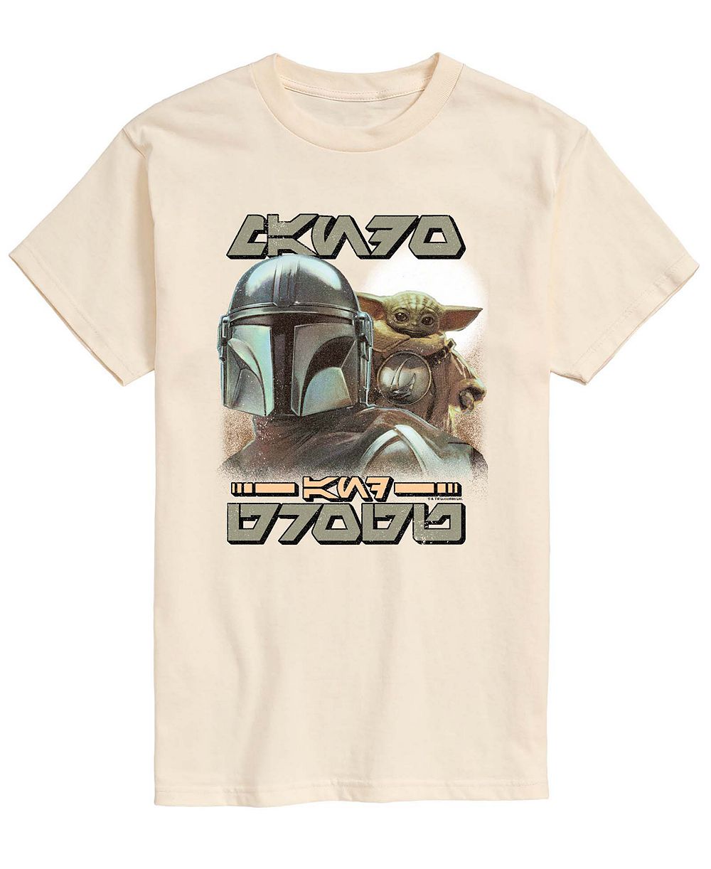 Мужская футболка AIRWAVES The Mandalorian & Grogu Aurebesh Graphic T-Shirt