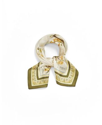 Fable England Women's Nouveau Floral Square Scarf