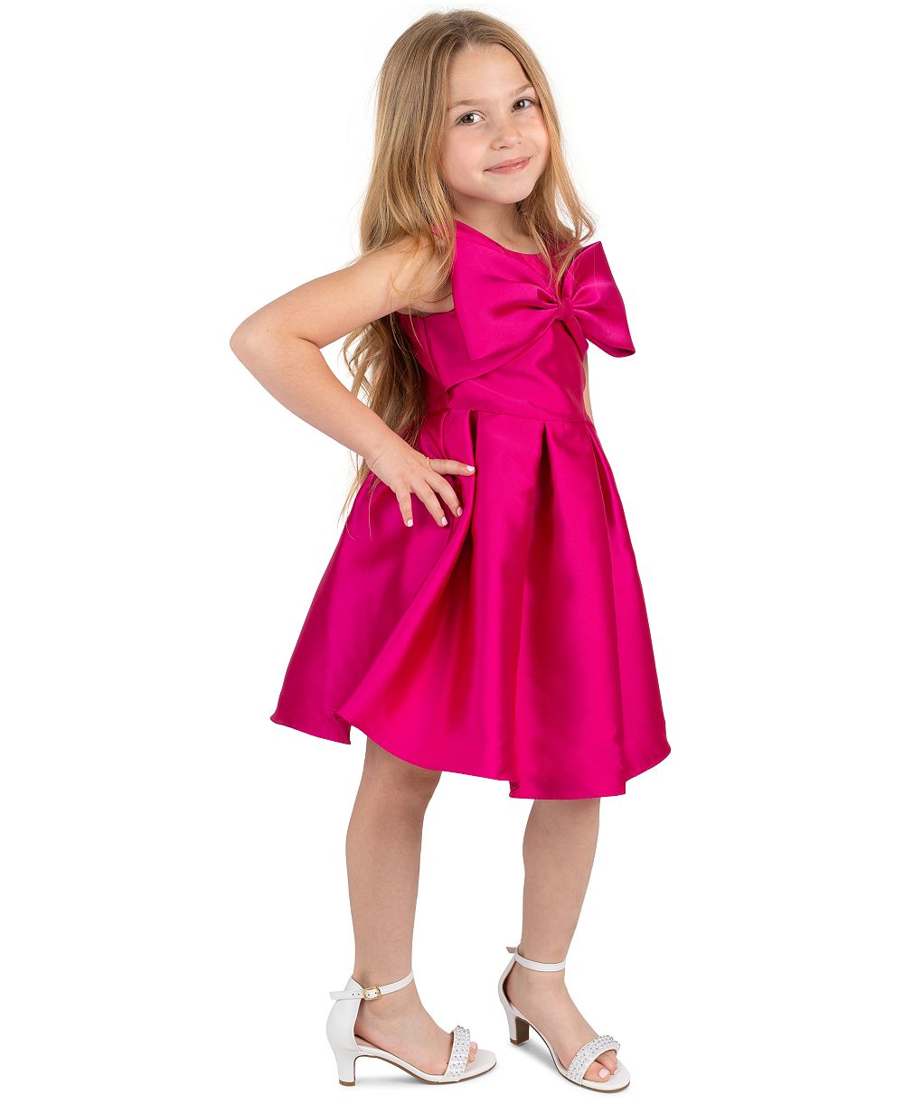 Детское плисированное платье Rare Editions 2T-6X Mikado Bow Bodice