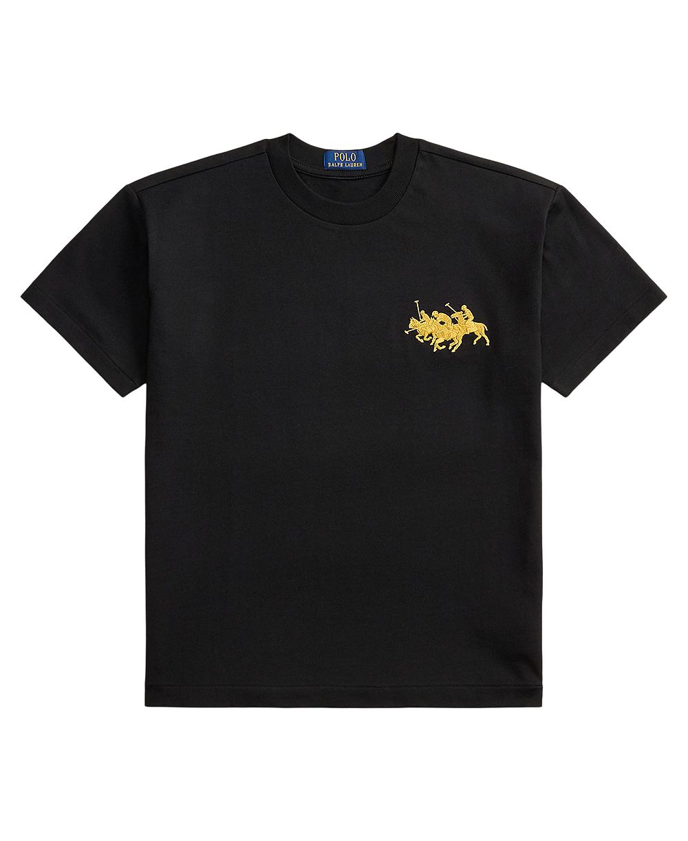 Polo Ralph Lauren Boys' 8-20 Oversize Triple-Pony Short-Sleeve T-Shirt
