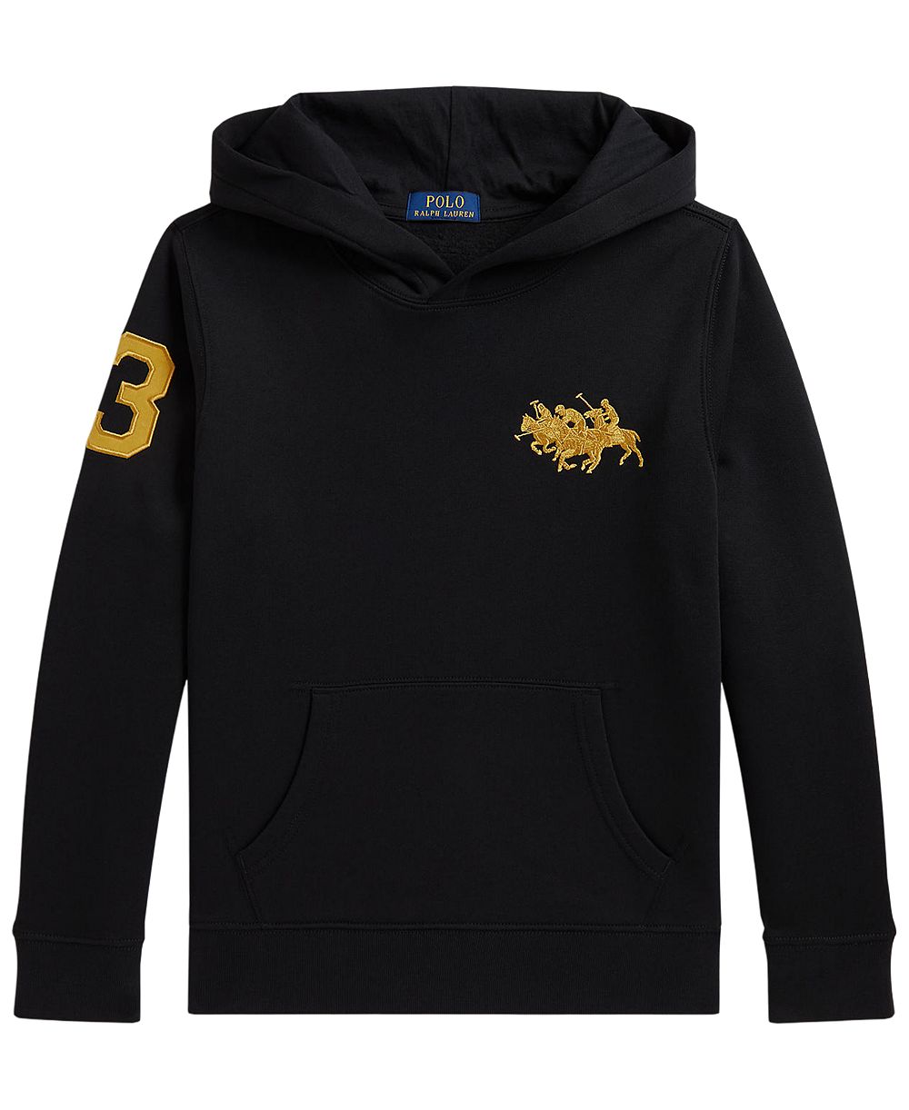 Мужской худи Polo Ralph Lauren Boys' 8-20 с начесом и тройным логотипом