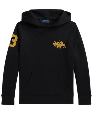 Polo Ralph Lauren Boys' 8-20 Triple-Pony Fleece Hoodie