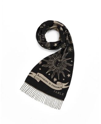 Fable England Women's Freya Celestial Jacquard Scarf