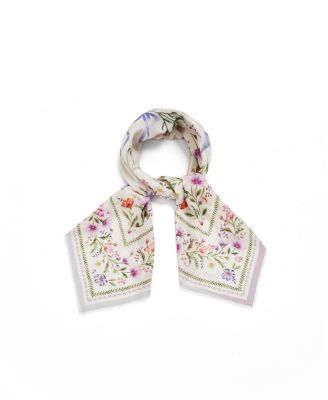 Fable England Women's Forget Me Not Narrative Square Scarf
