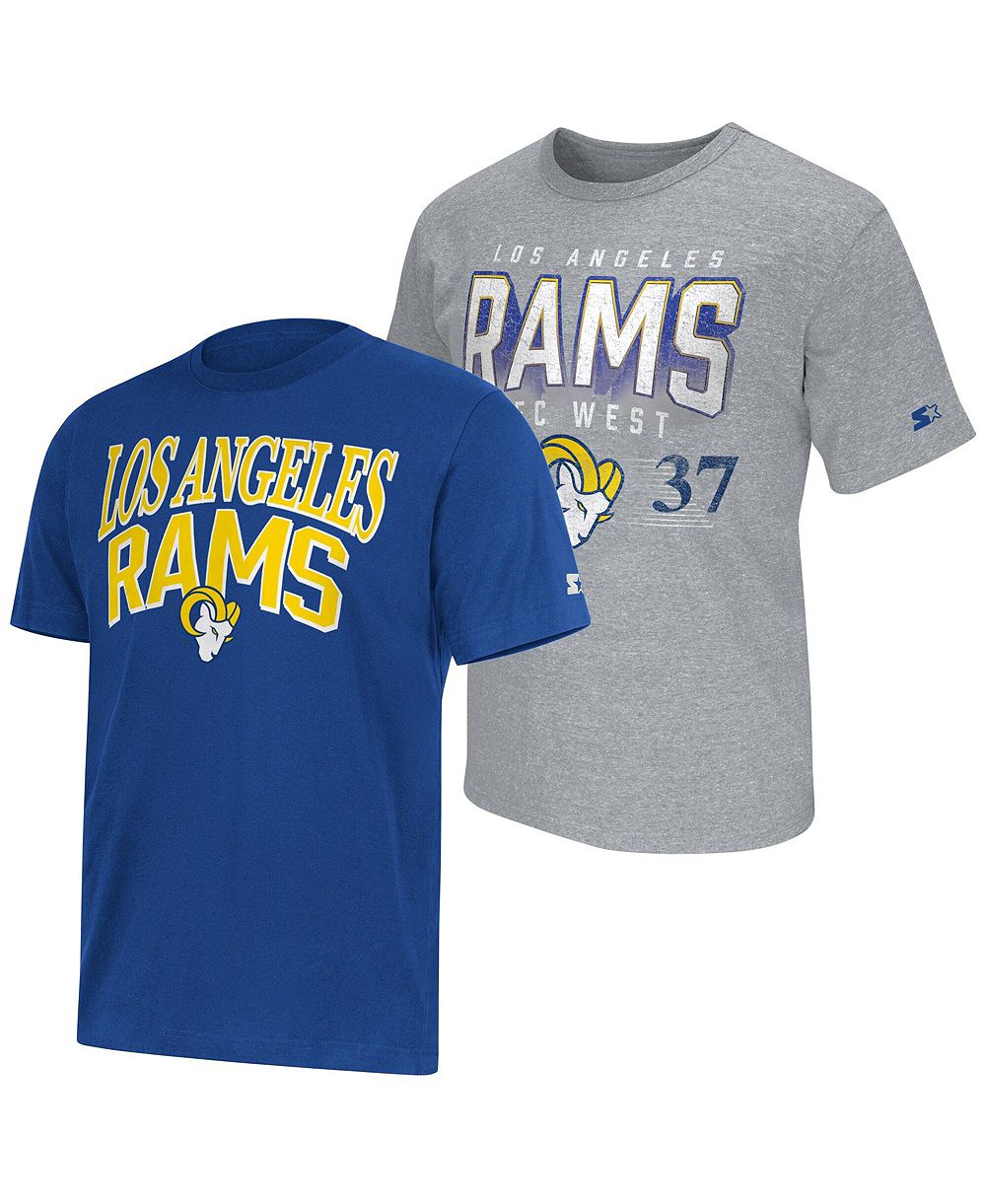 Мужская футболка Starter 2-pack Royal/Gray Los Angeles Rams Logo