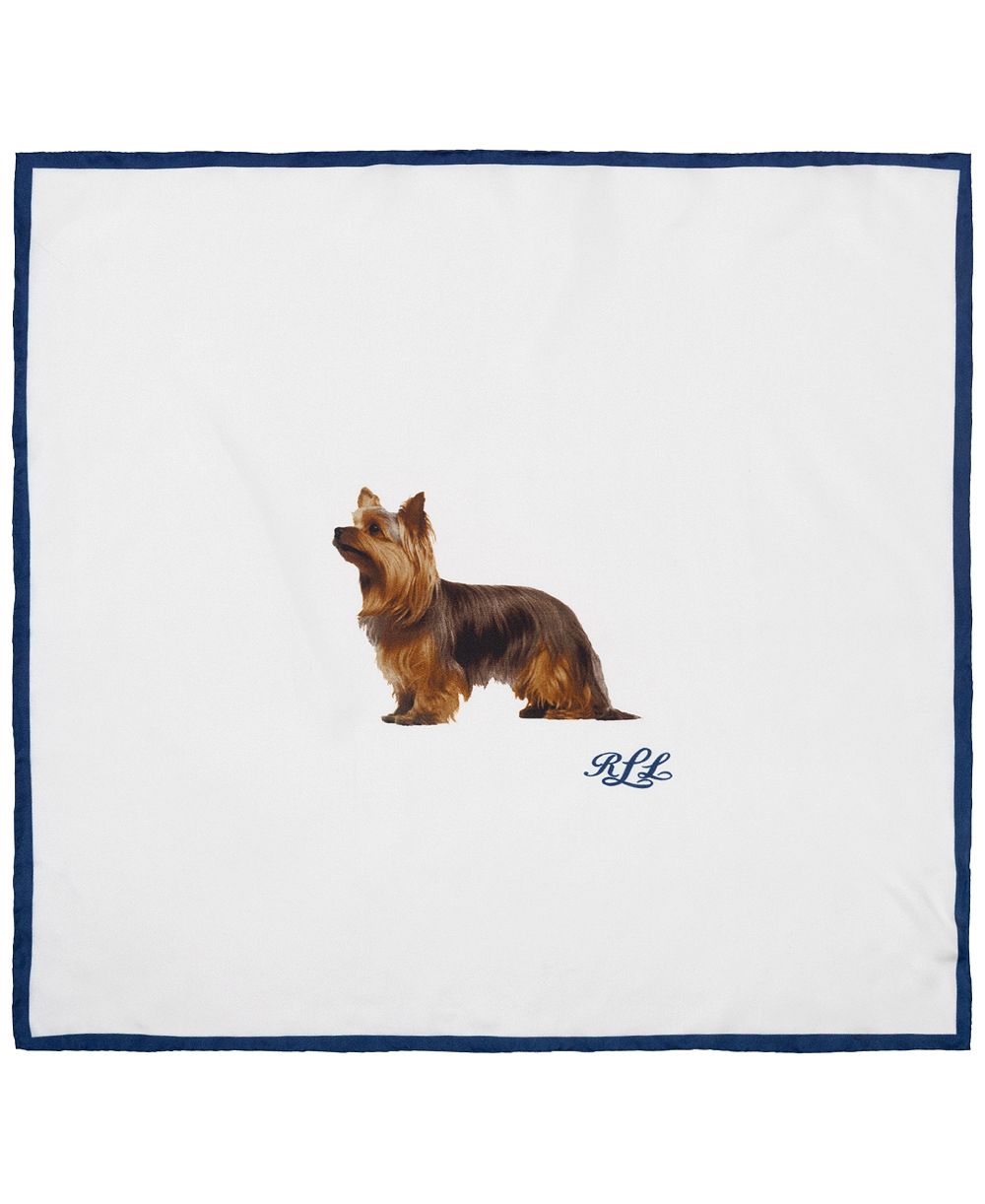 Lauren Ralph Lauren Dog Conversational Small Square Scarf
