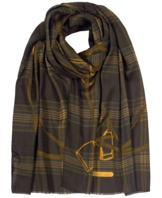 Накидка Lauren Ralph Lauren в клетку Belting Wrap