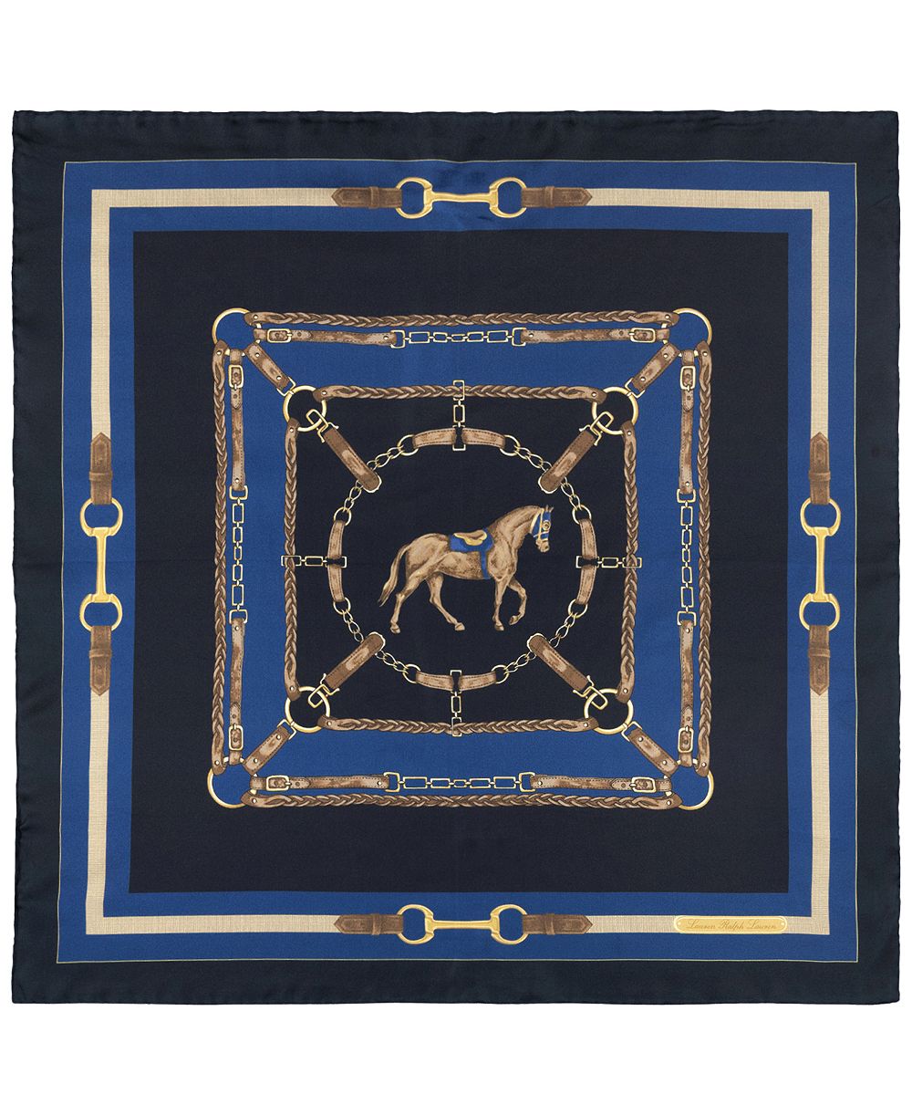 Lauren Ralph Lauren Equestrian Small Square Scarf