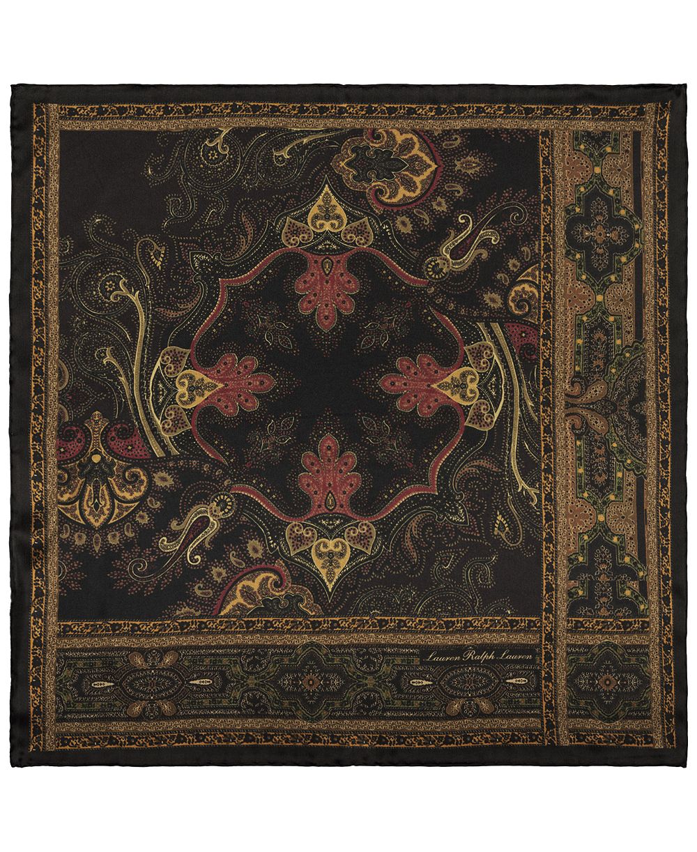 Lauren Ralph Lauren Paisley Small Square Scarf