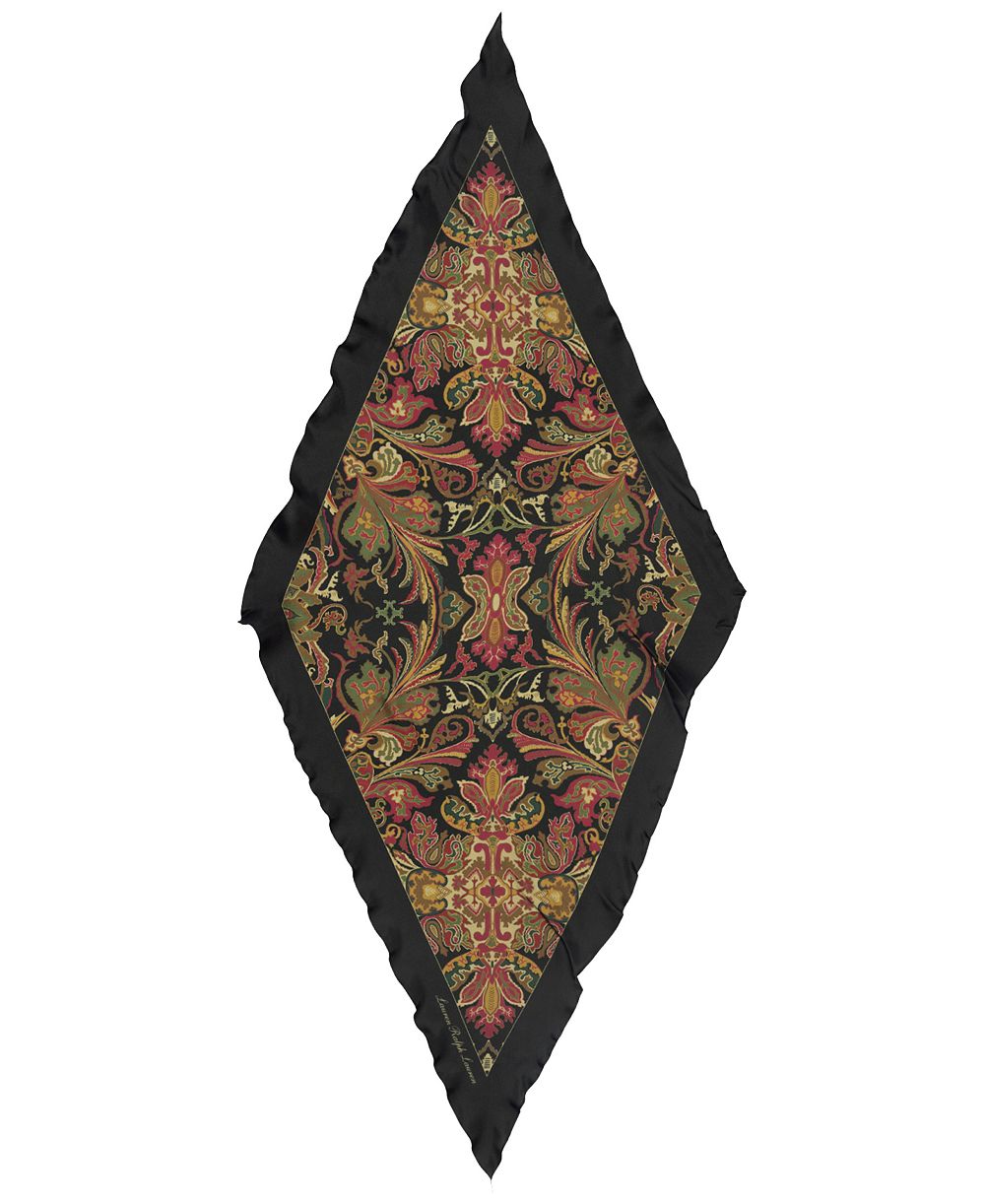 Lauren Ralph Lauren Paisley Large Diamond Scarf