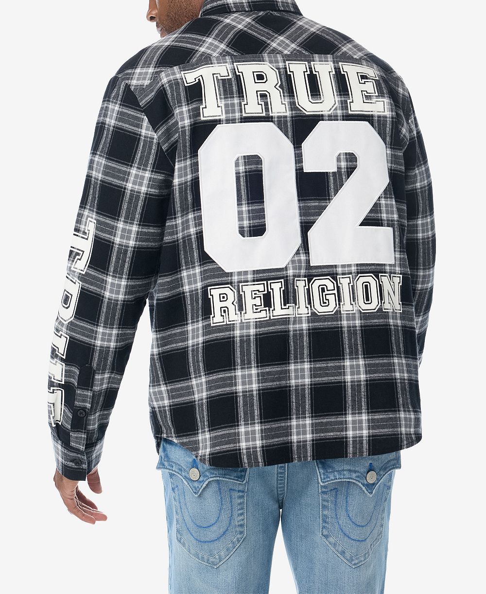 True Religion Мужская фланелевая рубашка Freshmen