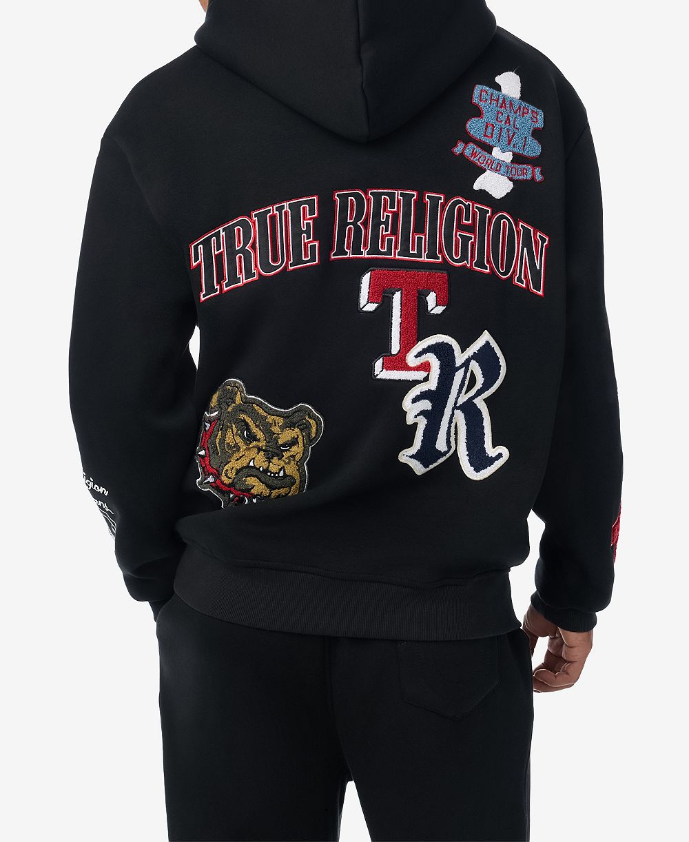True Religion Мужское худи с логотипом