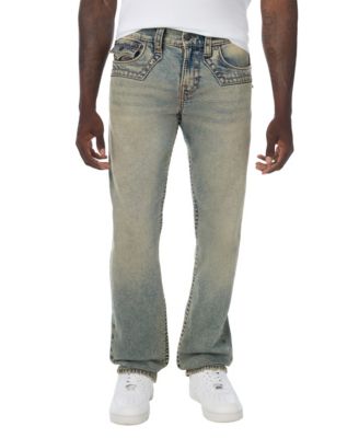 Мужские прямые джинсы True Religion Ricky Big T Jimmy с клапаном и запахом в стиле вестерн