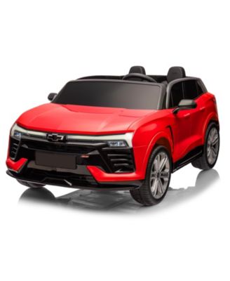 homfan детский электромобиль Chevrolet SUV 24V на 2 места — с дистанционным управлением для родителей, пружинной подвеской, LED Lights, беспроводной, ремнем безопасности и 3 скоростями