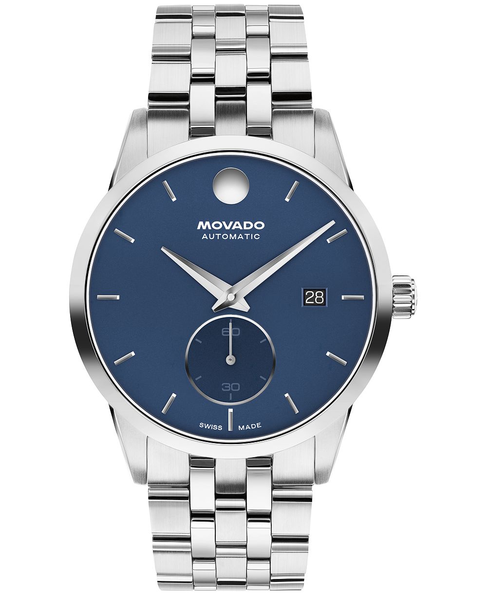 Мужские часы Movado Museum Taga Swiss Automatic Stainless Steel 40mm
