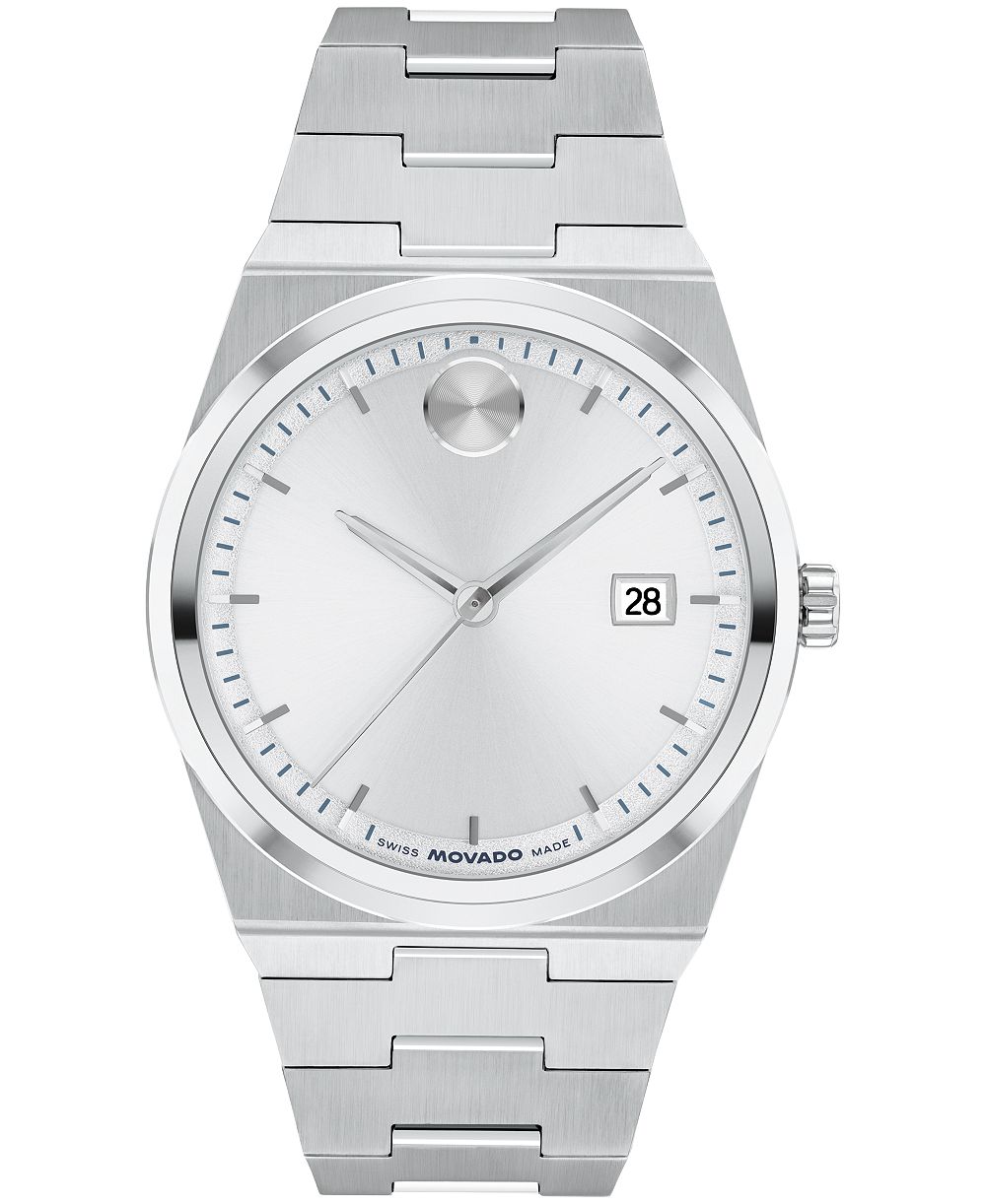 Мужские часы Movado Bold Quest Swiss Quartz Stainless Steel 34mm