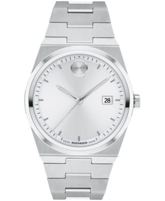 Мужские часы Movado Bold Quest Swiss Quartz Stainless Steel 34mm