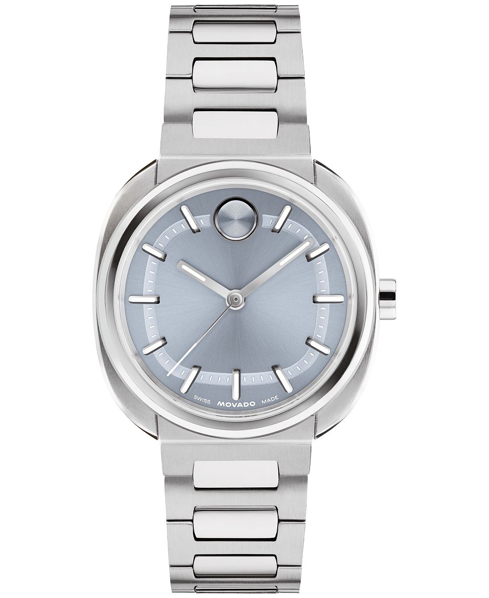 Movado Women's Bold Nuvo Swiss Quartz Stainless Steel Watch 30mm