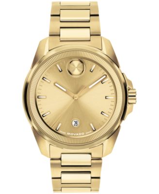 Мужские золотые часы Movado Bold Verso из нержавеющей стали 42 мм