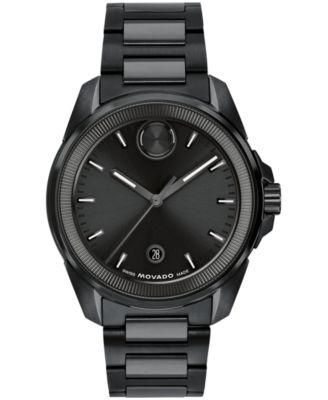 Movado мужские часы Bold Verso из черного нержавеющей стали 42 мм